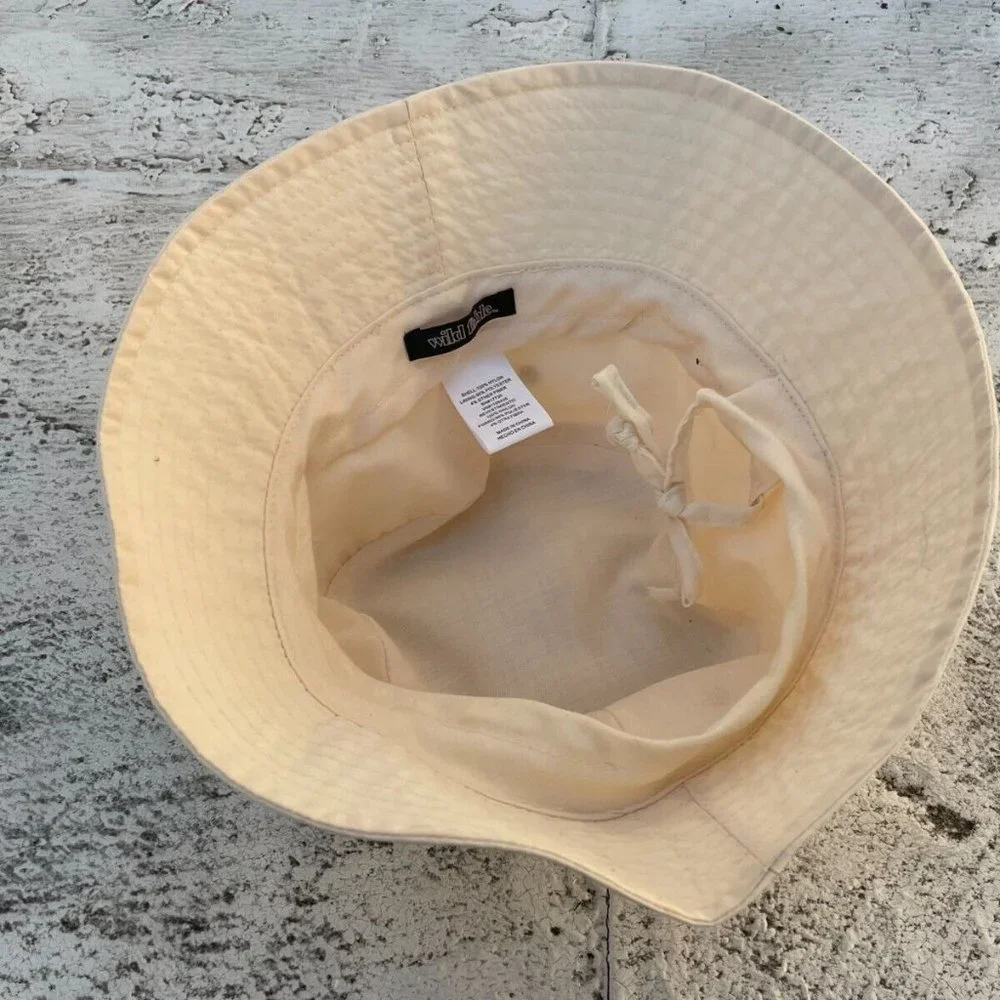 Wild Fable Girl Hat Round Bucket Hat Beige Cap One Size - Picture 5 of 8